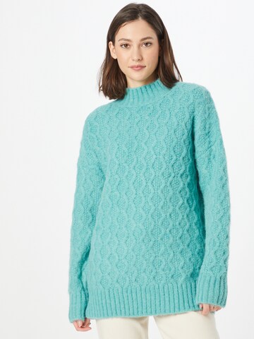 Warehouse - Pullover em azul: frente