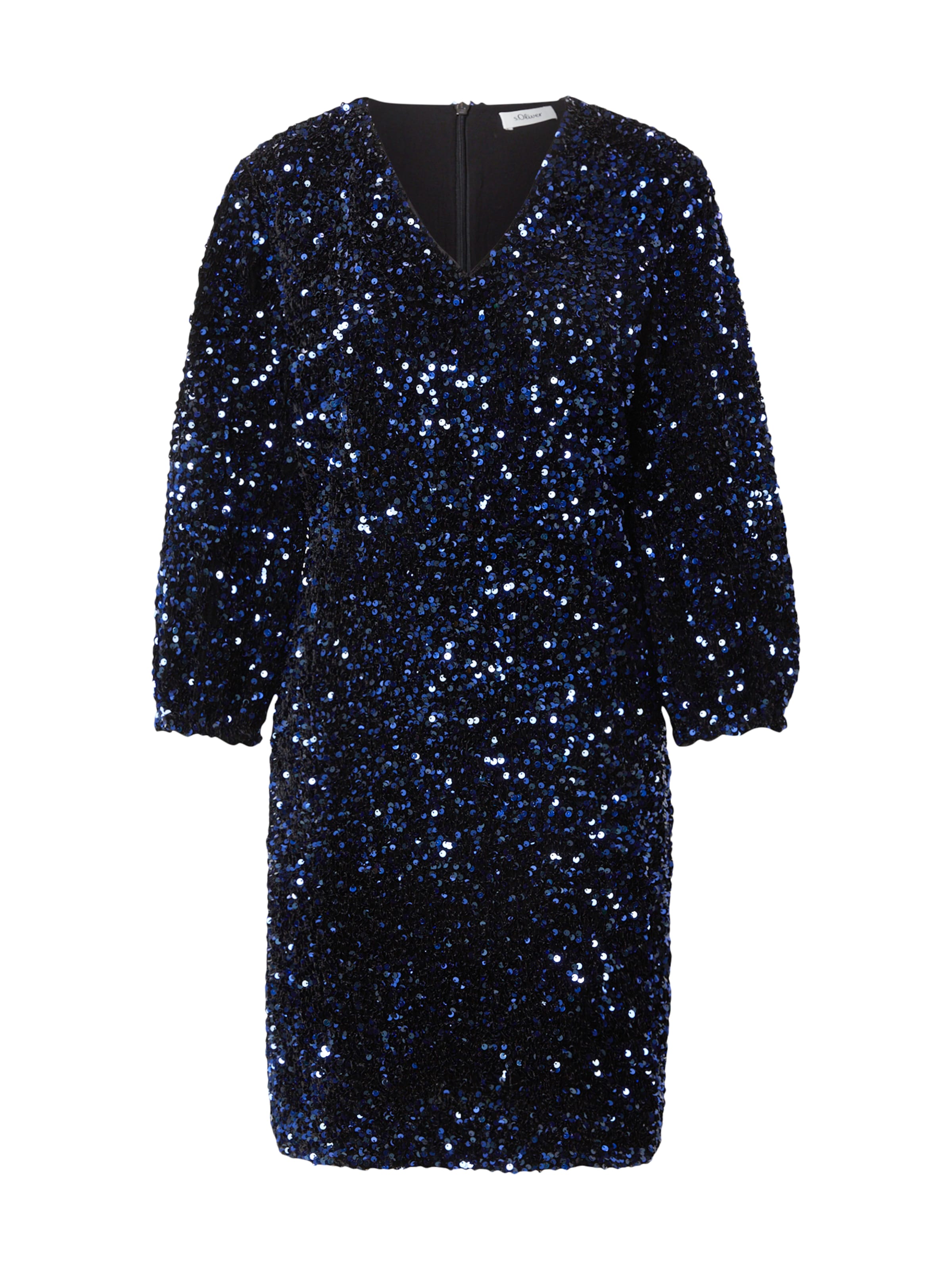 s.Oliver BLACK LABEL Kleid in Blau: Vorderseite