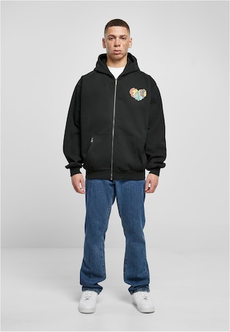 Karl Kani Zip-Up Hoodie in Black