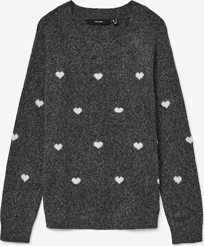 Vero Moda Maternity Pulover 'VMMDOFFY' u tamo siva / bijela, Pregled proizvoda