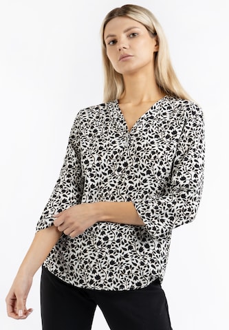 Usha Blouse in Black: front