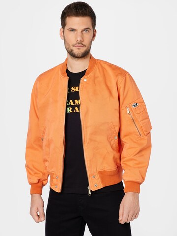 DIESEL Between-season jacket in Orange: front