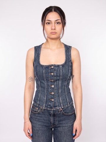 Haut 'SCULPTED TOP DENIM' LEVI'S ® en bleu