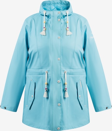 Schmuddelwedda Raincoat in Blue: front