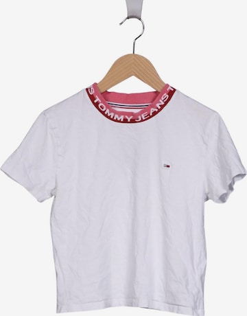Tommy Jeans T-Shirt S in Weiß: Vorderseite