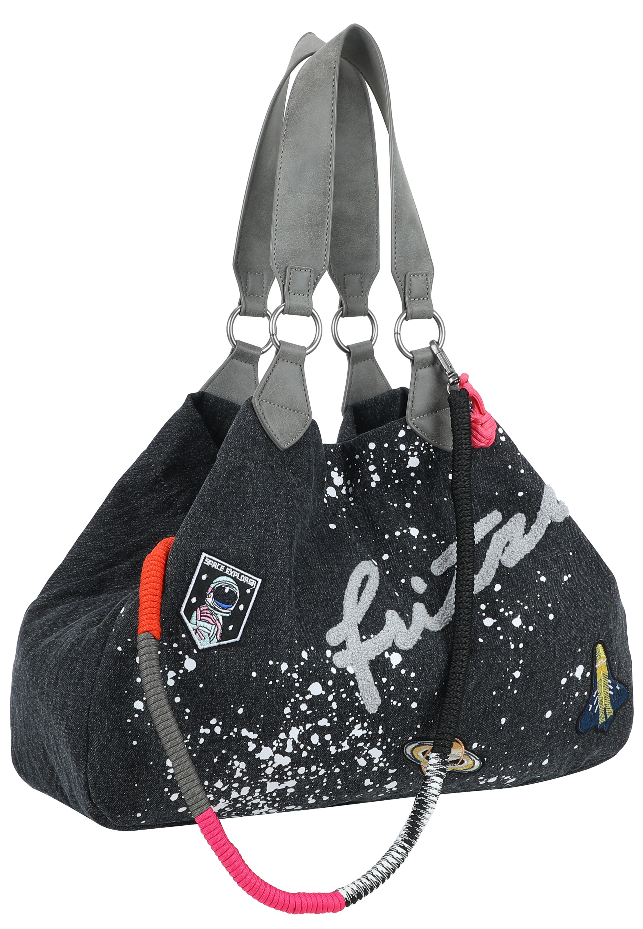 Fritzi aus Preußen Shopper 'Izzy' in Zwart