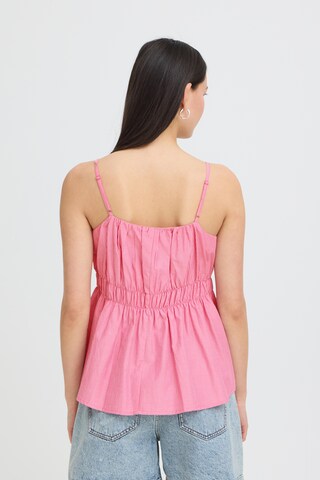 ICHI Top 'FUNDEL' in Pink