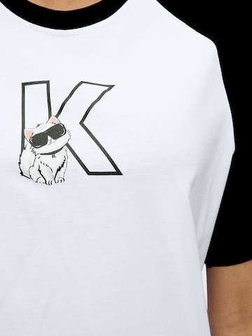 T-shirt Karl Lagerfeld en blanc