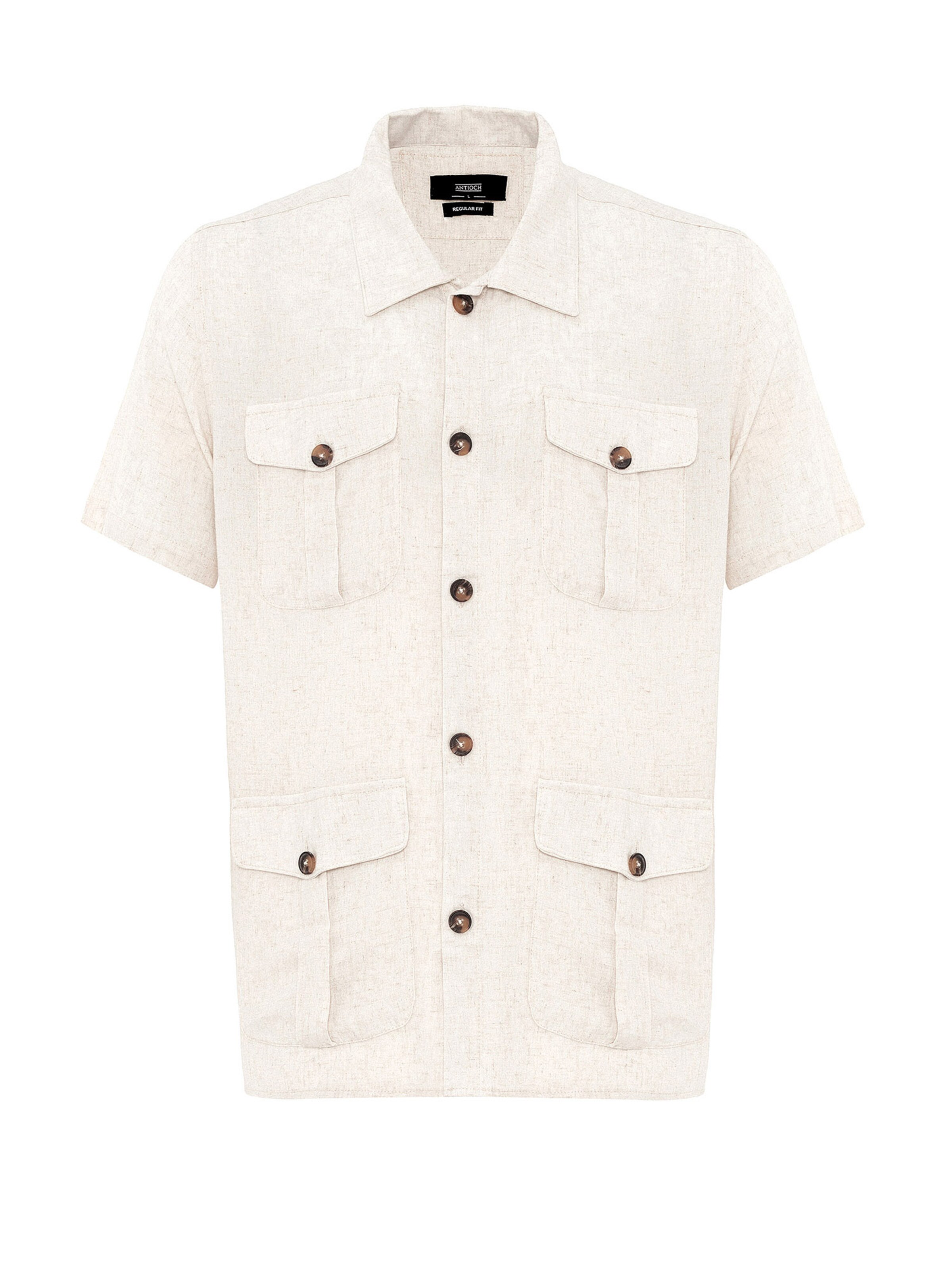 Antioch Рубашка в Бежевый: спереди