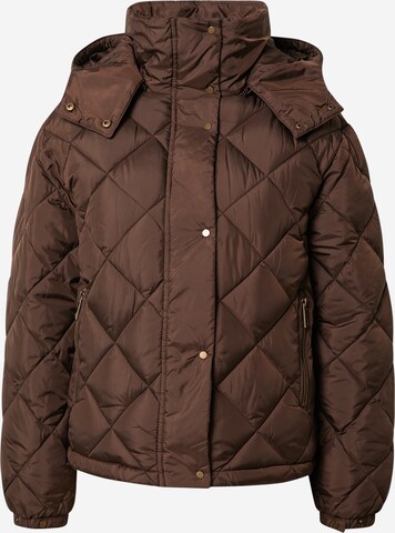 ZABAIONE Winter Jacket 'Hannah' in Brown: front