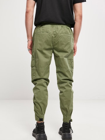 Urban Classics Tapered Cargo nadrágok - zöld