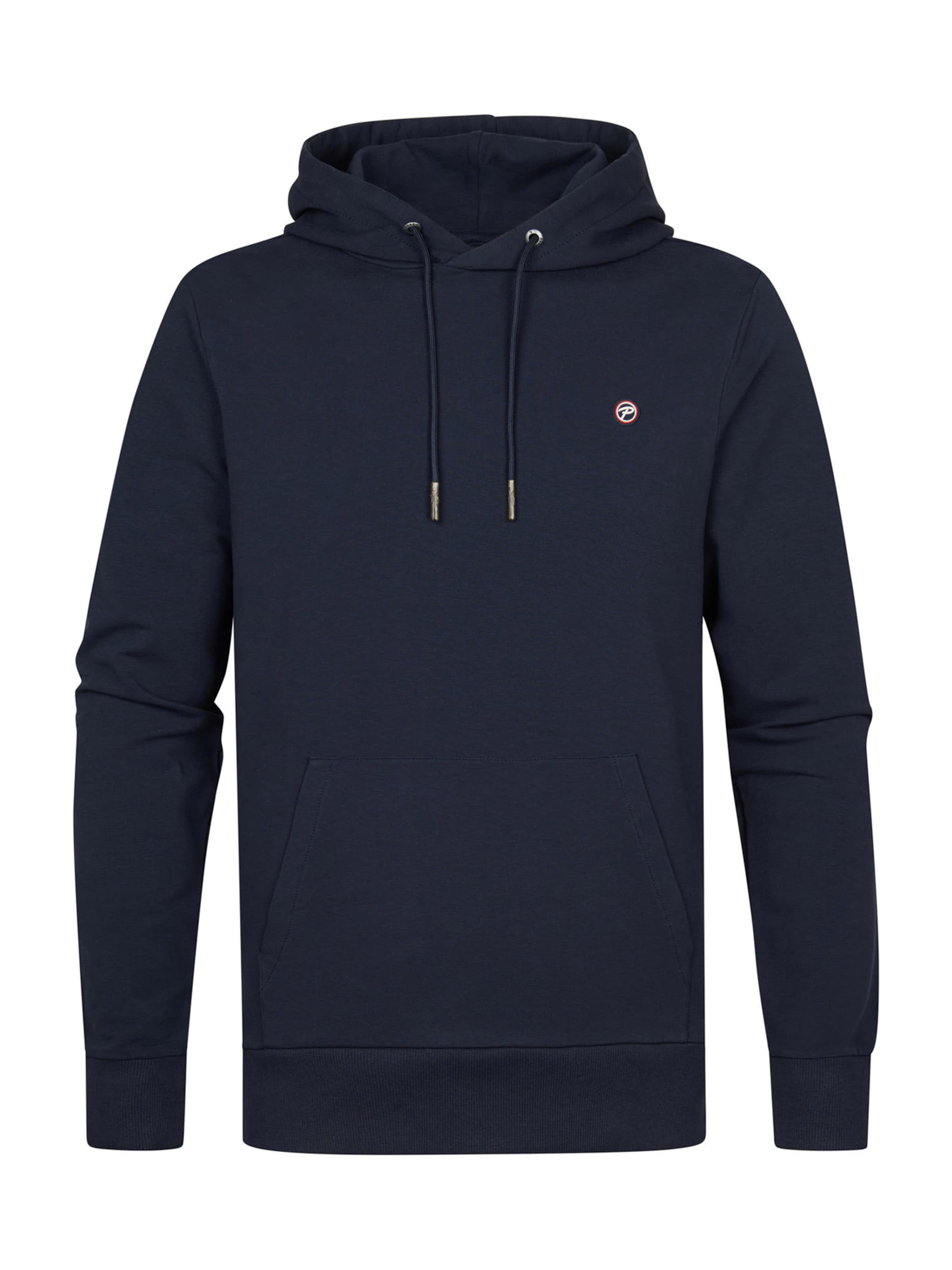 Petrol Industries Sweatshirt in Blauw: voorkant