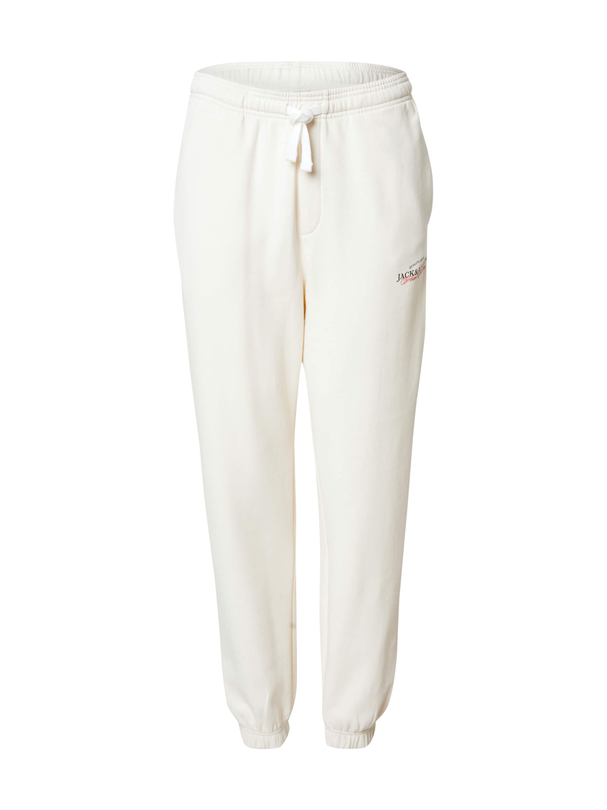 JACK & JONES Alt kitsenev Püksid 'JPSTKANE BILLY', värv valge: eest vaates