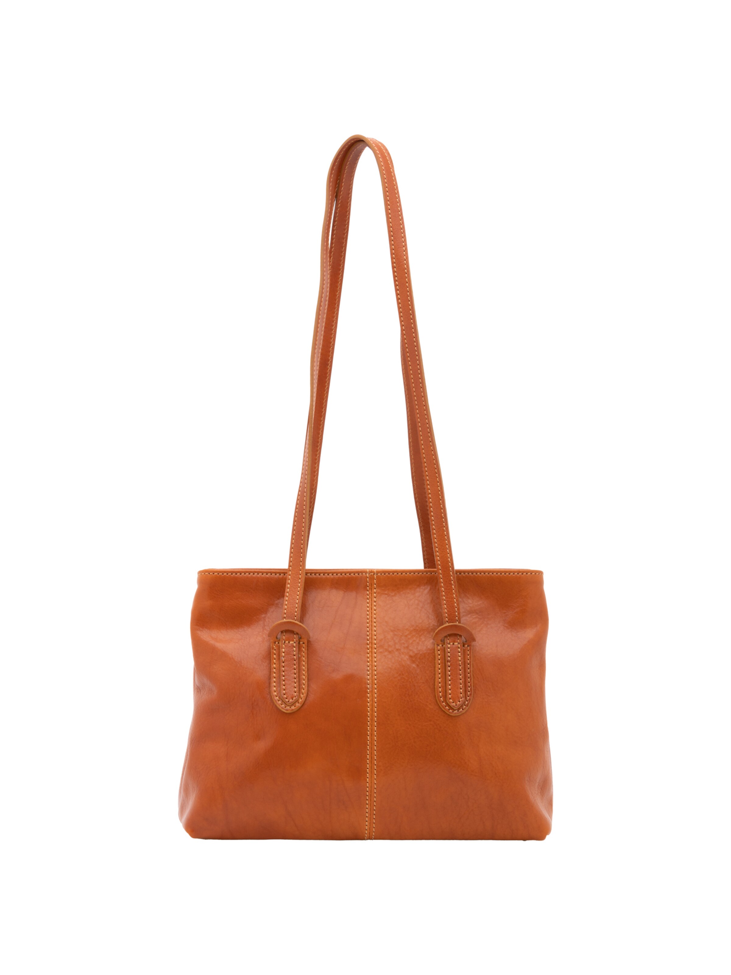 Borsa a spalla 'Borsa a Spalla Donna Vera Pelle Vacchetta - Chiusura Zip' di I Fratelli in beige