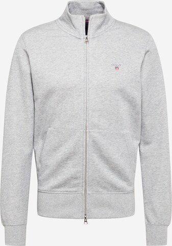 Veste de survêtement GANT en gris : devant