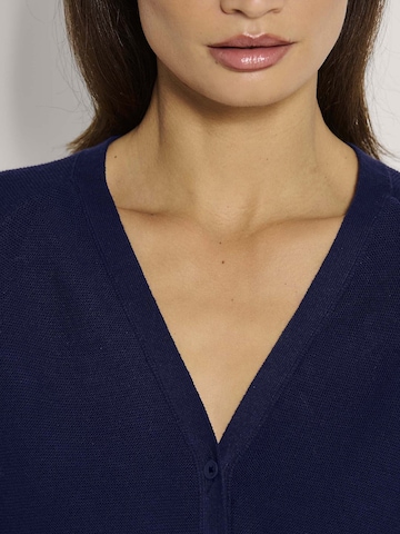 MADELEINE Gebreid vest in Blauw