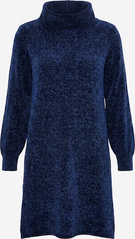 Ulla Popken Strickkleid in Blau: Vorderseite