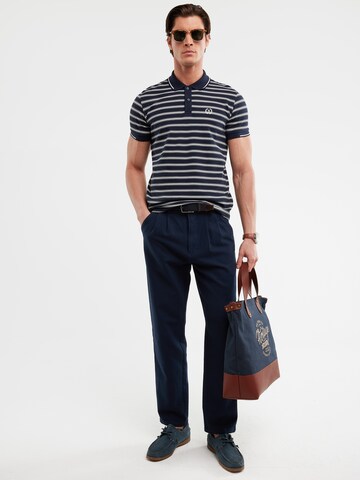 BIG STAR Poloshirt 'Meggon' in Blau