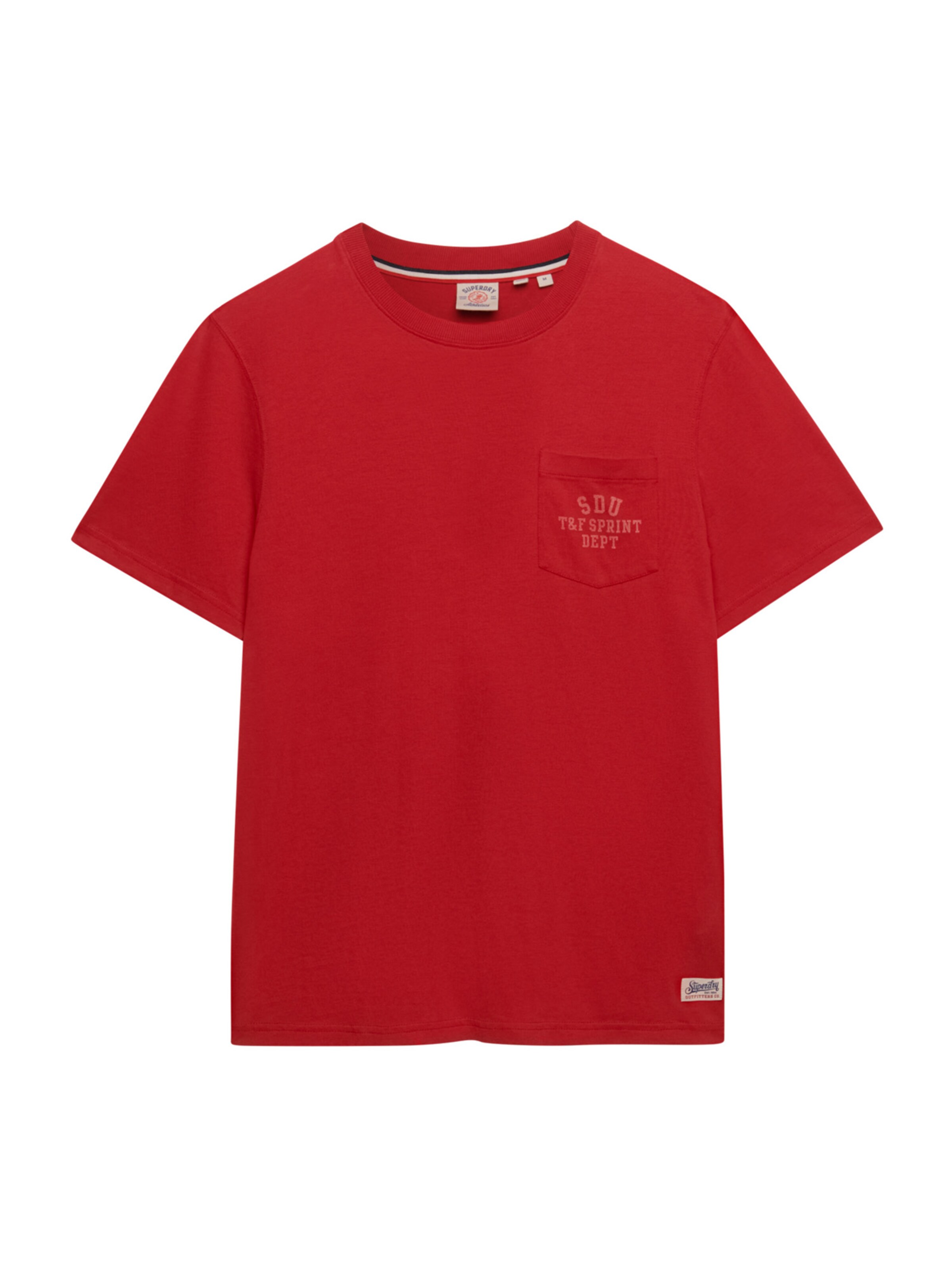 Maglietta 'VINTAGE PREP' di Superdry & Co in rosso: frontale