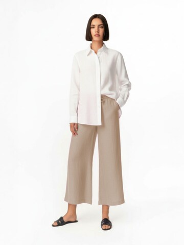 Regular Pantalon Haris Cotton en beige