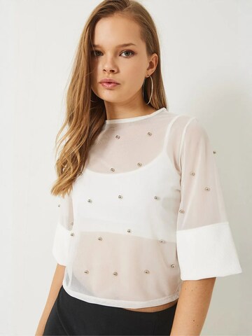 Chemisier Bianco Lucci en blanc