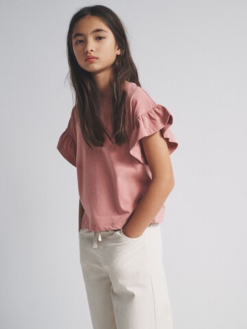 The Set T-shirt i brun: framsida