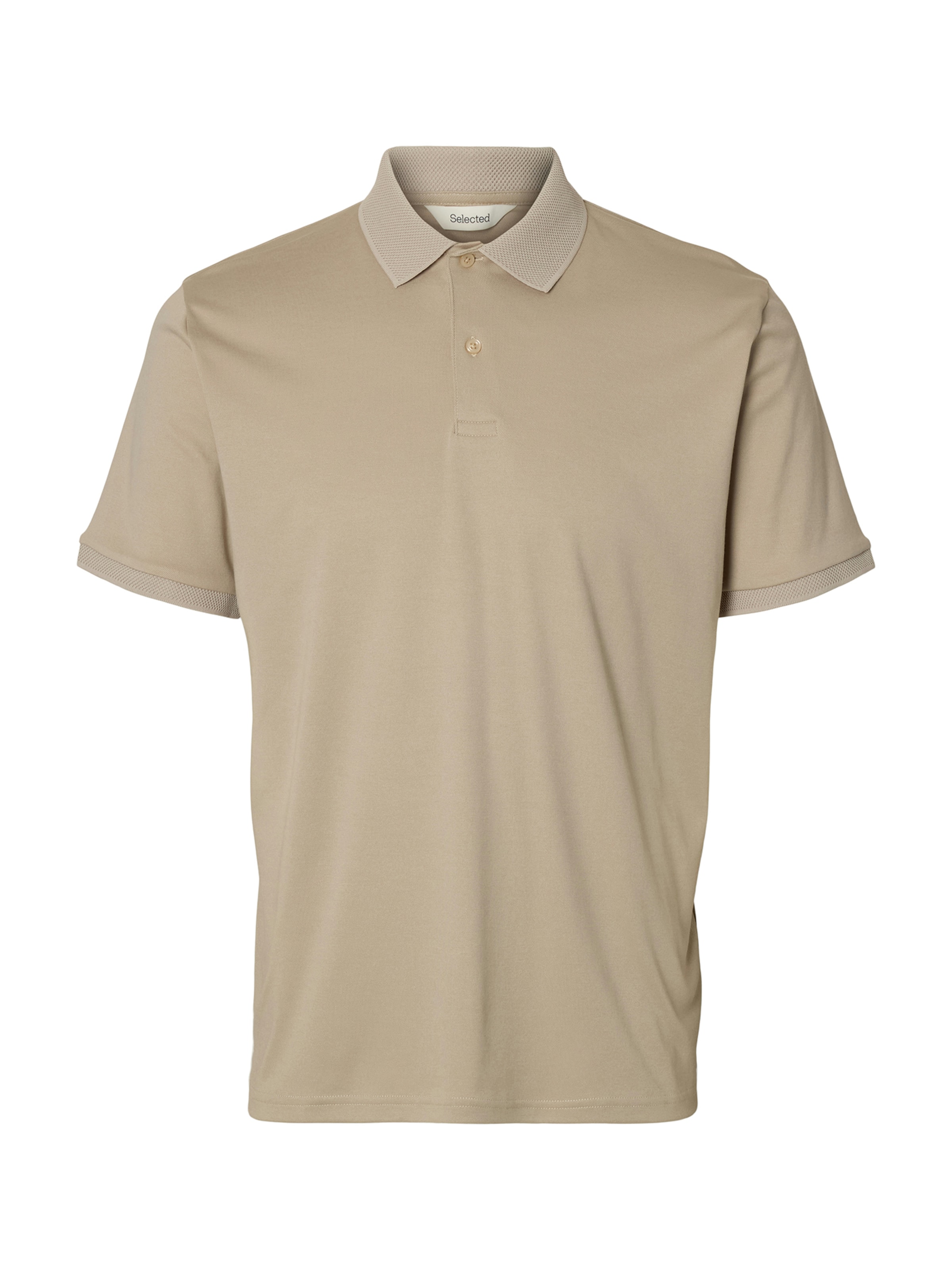 SELECTED - Camiseta 'SLHFave' en beige: frente