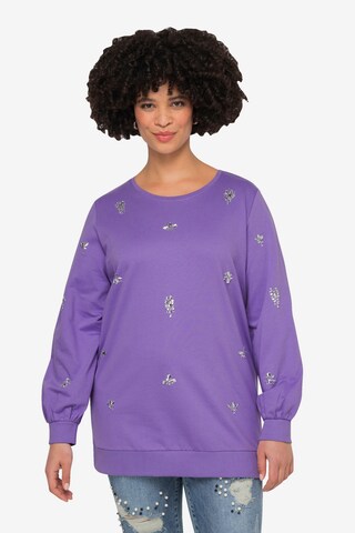 Sweat-shirt Angel of Style en violet : devant