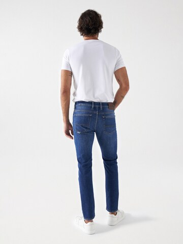 Coupe slim Jean Salsa Jeans en bleu