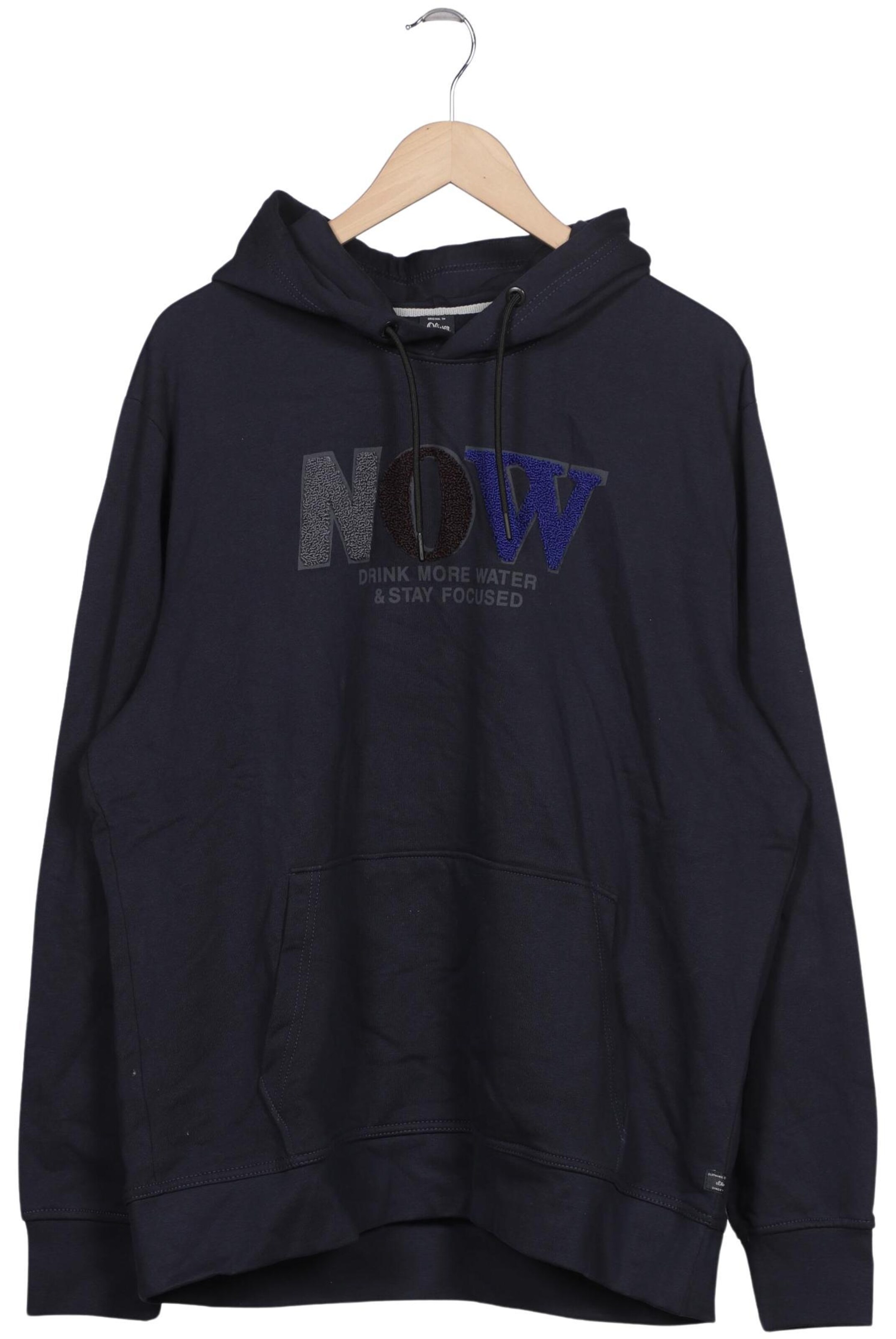 s.Oliver Kapuzenpullover XXL in Blau: Vorderseite