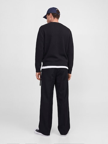 JACK & JONES Loosefit Bandplooibroek in Blauw