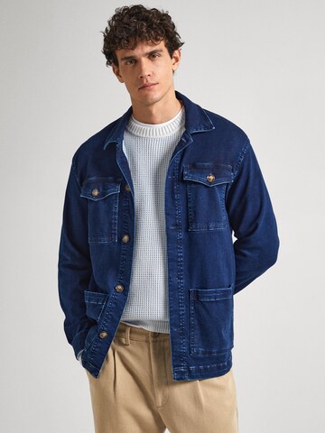 Pepe Jeans Between-Season Jacket 'BINGHAM' in Blue: front