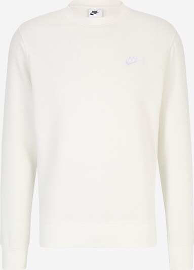 Nike Sportswear Sportisks džemperis 'Club Fleece', krāsa - krēmkrāsas, Preces skats