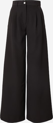 GUESS Wide Leg Laskoshousut 'ANDREE TAILOR' värissä musta: etupuoli