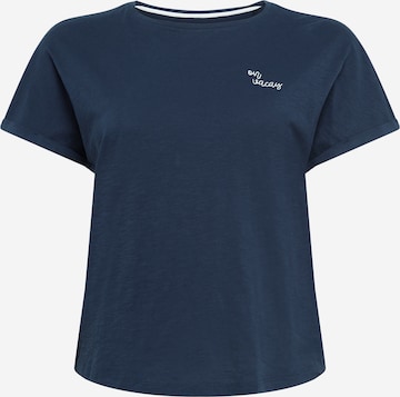Tom Tailor Women + T-Shirt in Blau: predná strana
