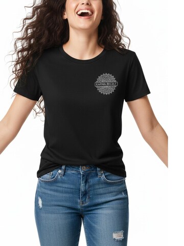 MAKAYA Shirt 'Karma Regelt' in Black