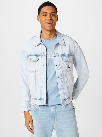 Calvin Klein Jeans Between-Season Jacket in Blue: front