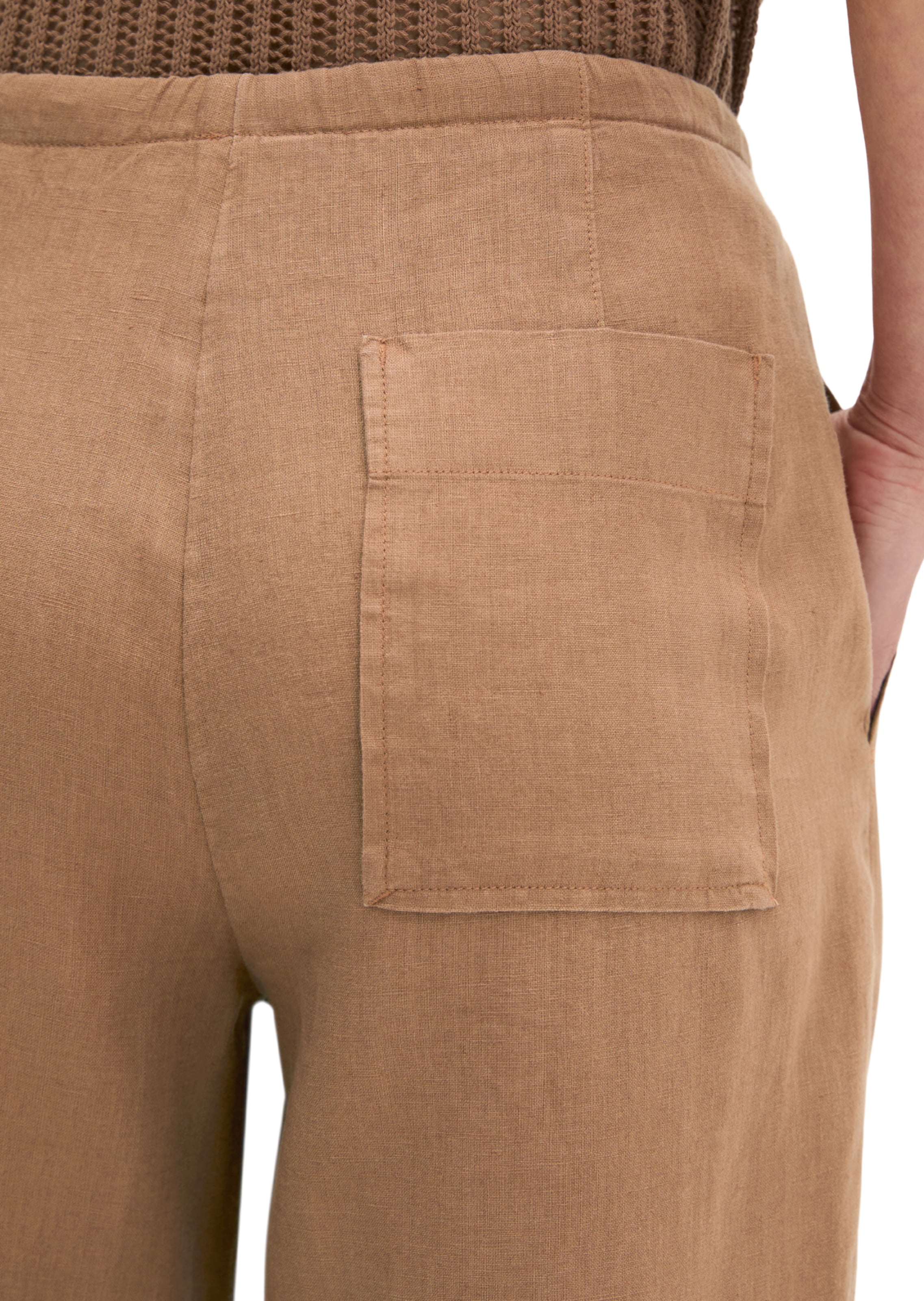 Marc O'Polo Loosefit Hose in Braun