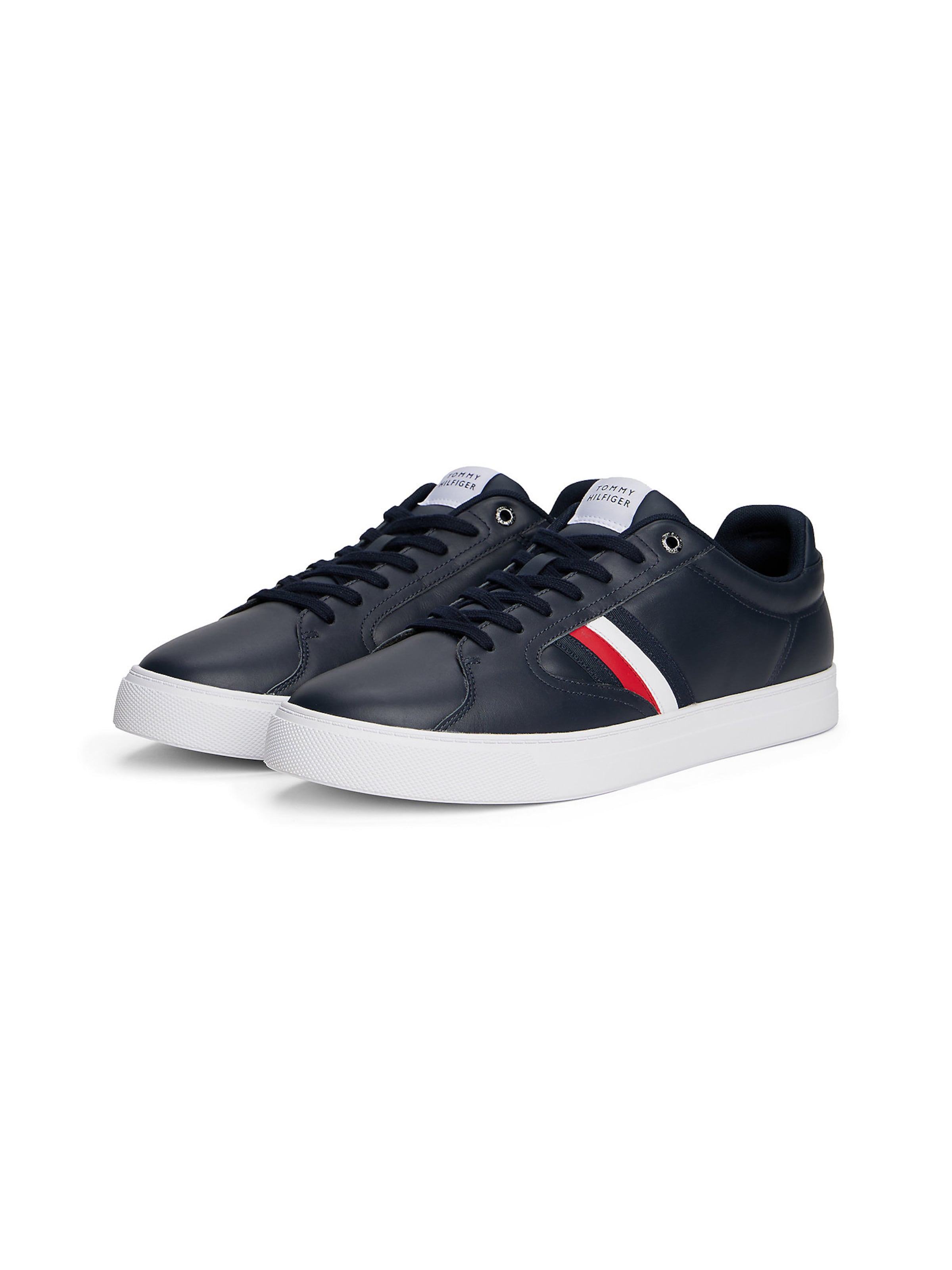 TOMMY HILFIGER Sneaker 'Icon Signature Tape Court' in Blau