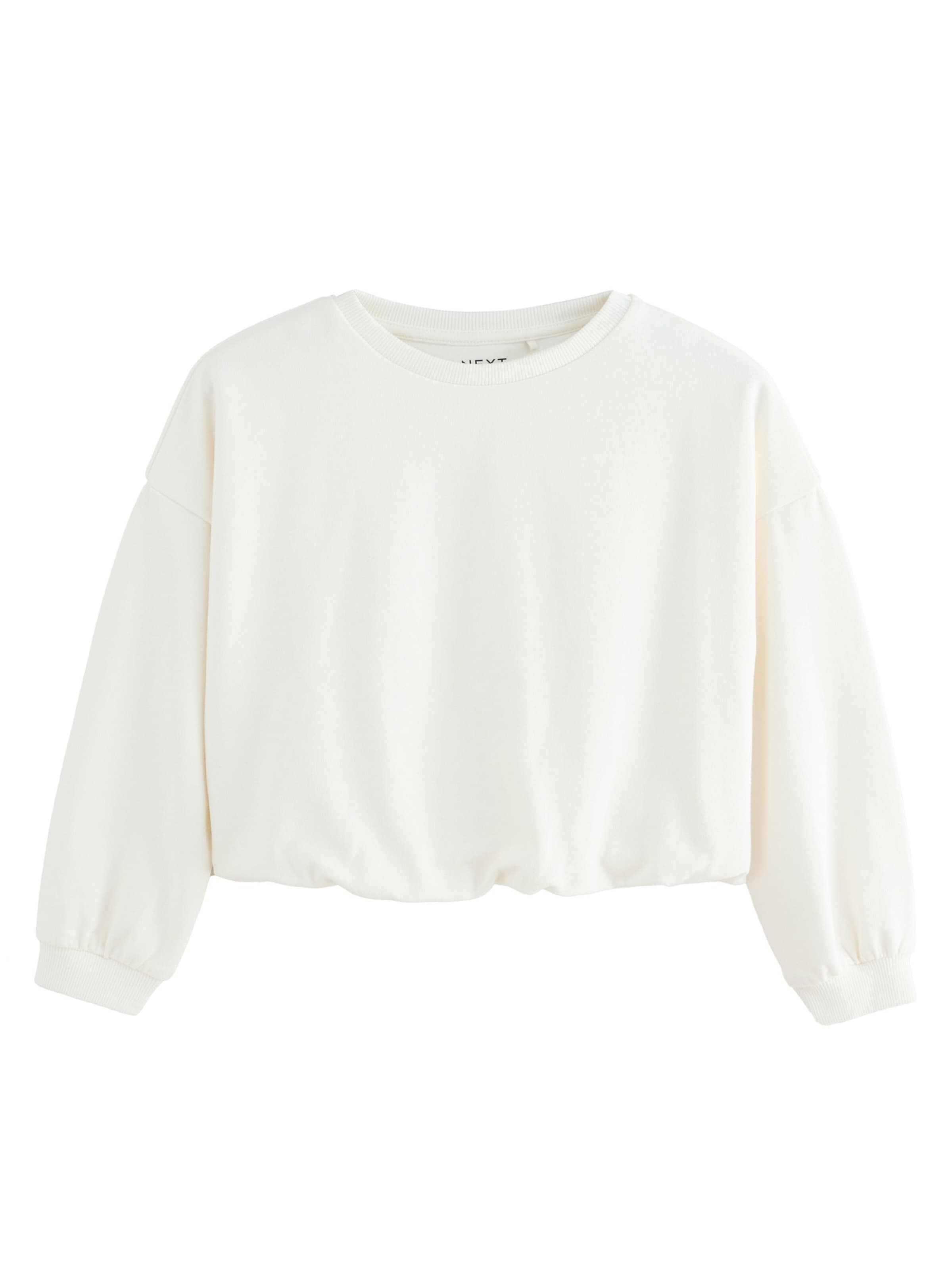 Next Sweatshirt i hvid: forside