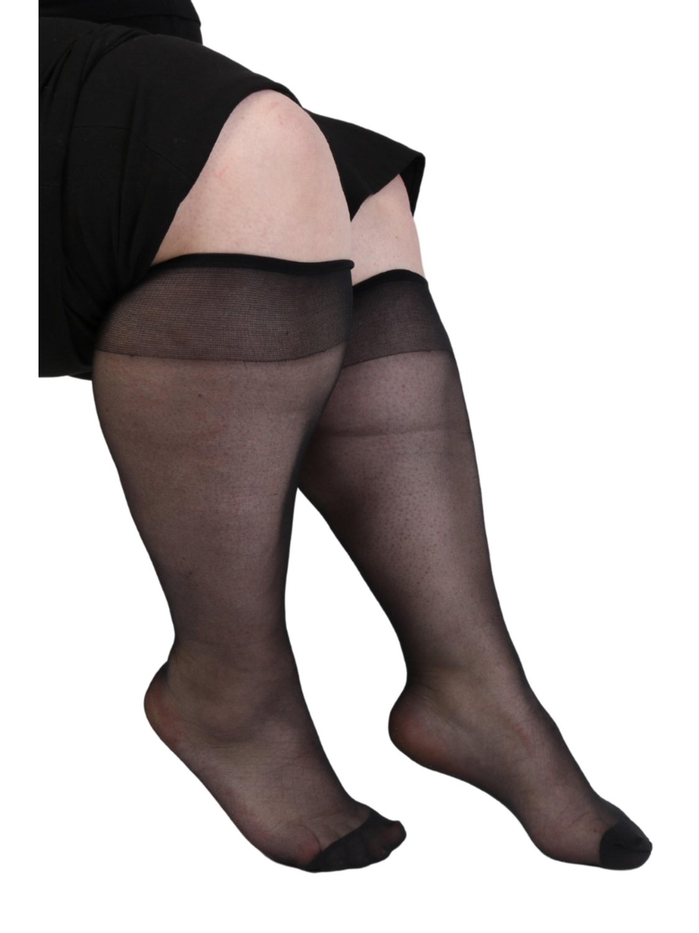 Sokisahtel Sokken 'SHAPE 20 den plus size knee-highs' in Gemengde kleuren: voorkant