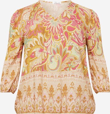 Z-One Blouse 'Bo44nna' in Beige: voorkant