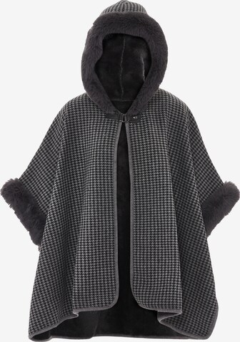 FRAULLY Cape in Grey: front