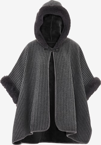 FRAULLY Cape in Grau: Vorderseite