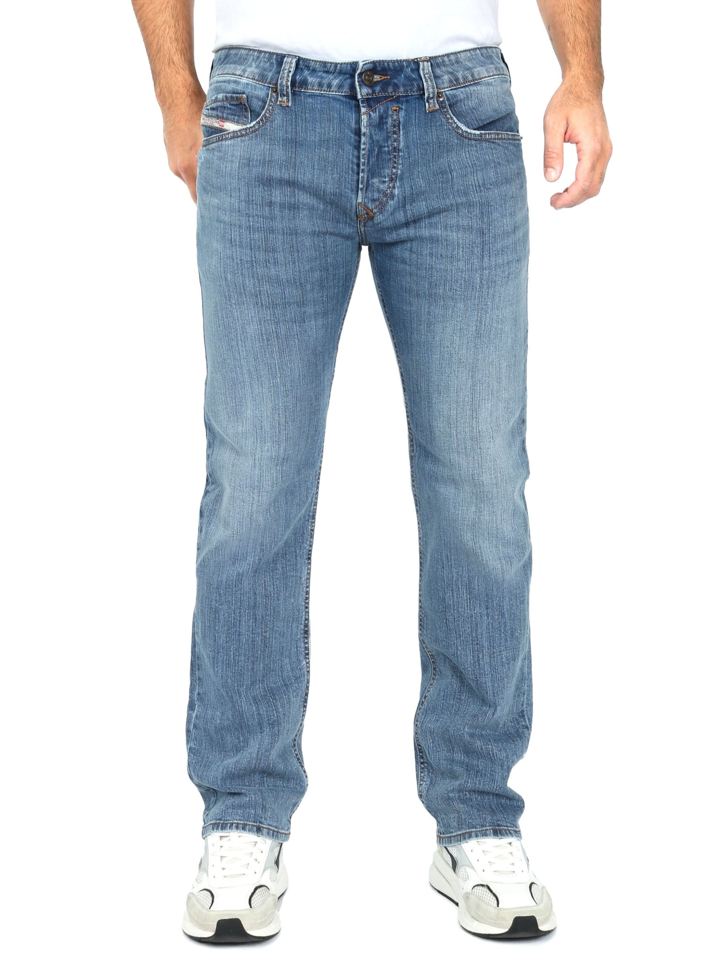 DIESEL Slimfit Jeans 'Straight SAFADO-X'‌ in Blau