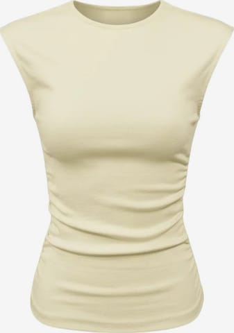 No Matter What Top in Yellow: front