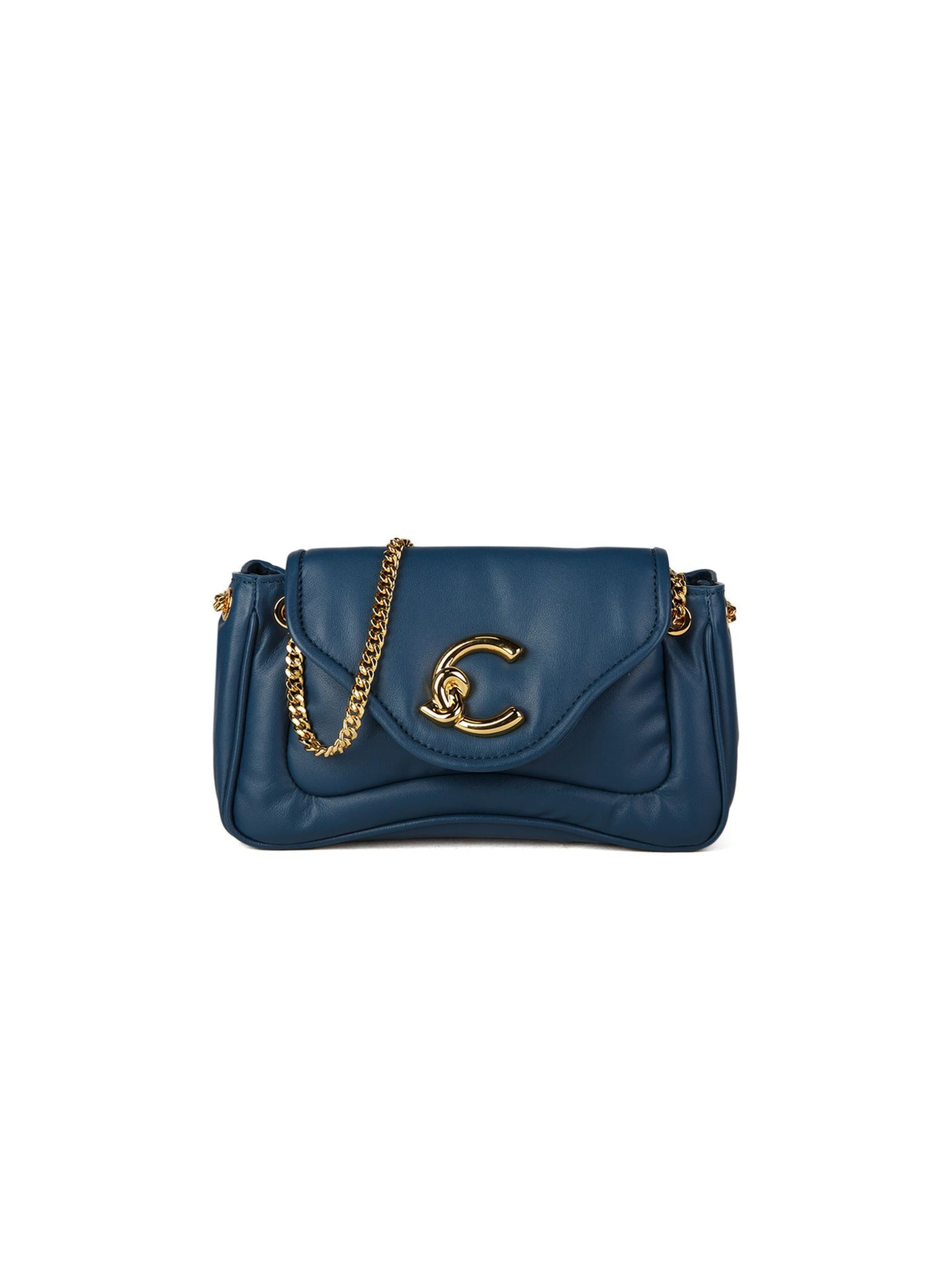 Coccinelle Handtas in Blauw: voorkant