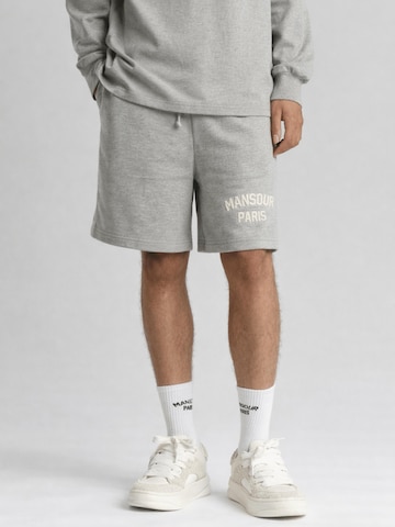 Mansour Regular Urheiluhousut 'Paris College' värissä harmaa: etupuoli