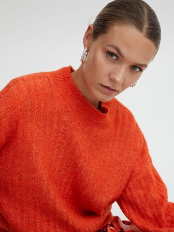 Pull-over 'KAMARA' ICHI en orange
