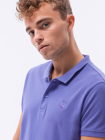 Ombre Poloshirt 'S1374' in Lila